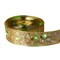 Vivvi App-Based Customizable, Pre-lit Gold 2" Wired Ribbon, 32 ft long